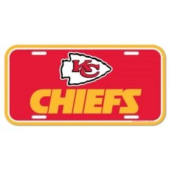 Wincraft NFL Kennzeichenschild - Kansas City Chiefs