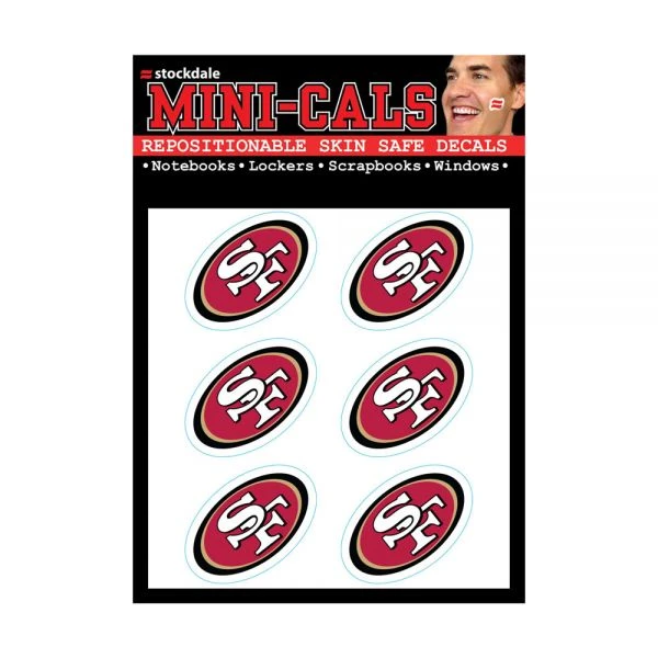 Wincraft 6er Gesicht Aufkleber 3cm - NFL San Francisco 49ers 1 Wincraft 6er Gesicht Aufkleber 3cm - NFL San Francisco 49ers