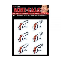 Wincraft 6er Gesicht Aufkleber 3cm - NFL Denver Broncos