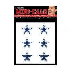Wincraft 6er Gesicht Aufkleber 3cm - NFL Dallas Cowboys
