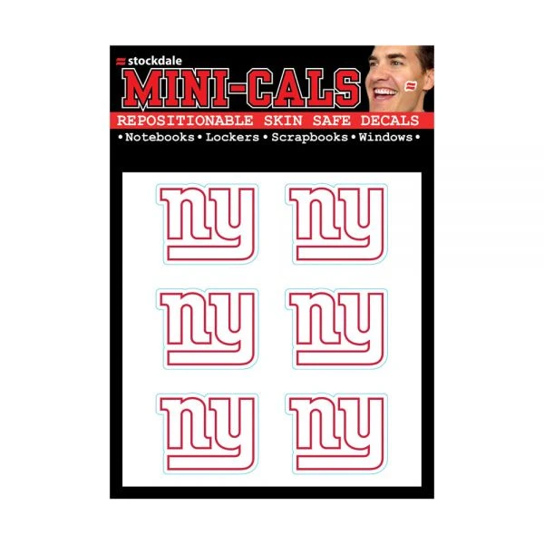 Wincraft 6er Gesicht Aufkleber 3cm - NFL New York Giants 1 Wincraft 6er Gesicht Aufkleber 3cm - NFL New York Giants